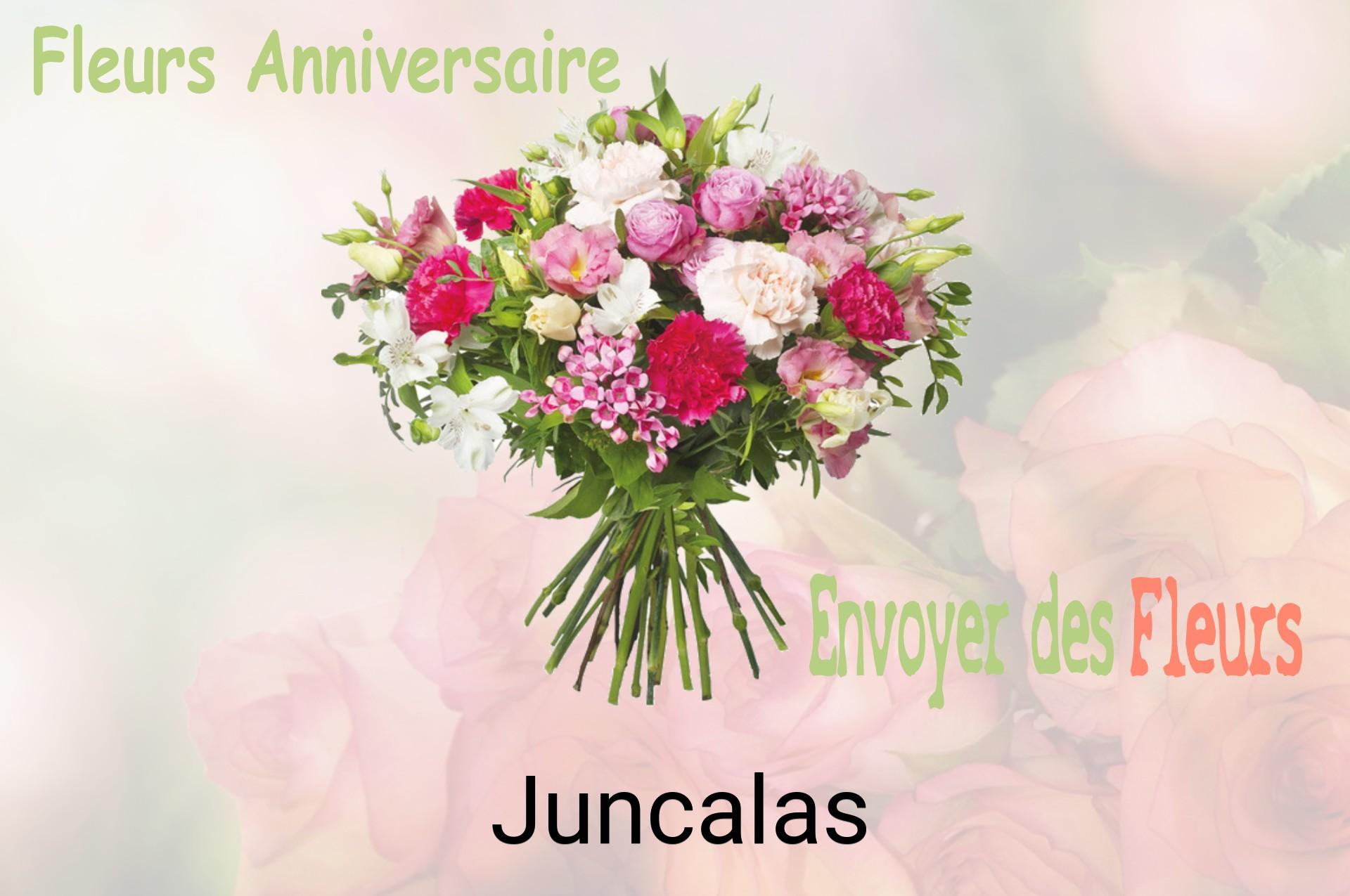 Bouquet de fleurs d’anniversaire livré à Juncalas
